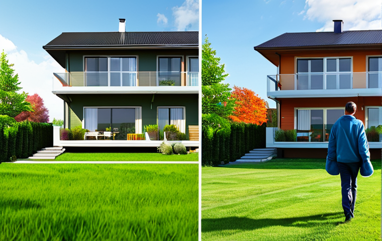 **
"A split-screen image depicting summer and shoulder seasons, geothermal energy concept. On the left: A modern home with air conditioning running, sun shining intensely, lush green lawn, indicating summer heat, fully clothed people enjoying outdoor activities, appropriate attire. On the right: The same house with leaves changing color, comfortable outdoor temperature, windows open, modest clothing, indicating shoulder season (spring/fall). Safe for work, perfect anatomy, natural proportions, professional illustration, high quality, appropriate content, family-friendly."
**