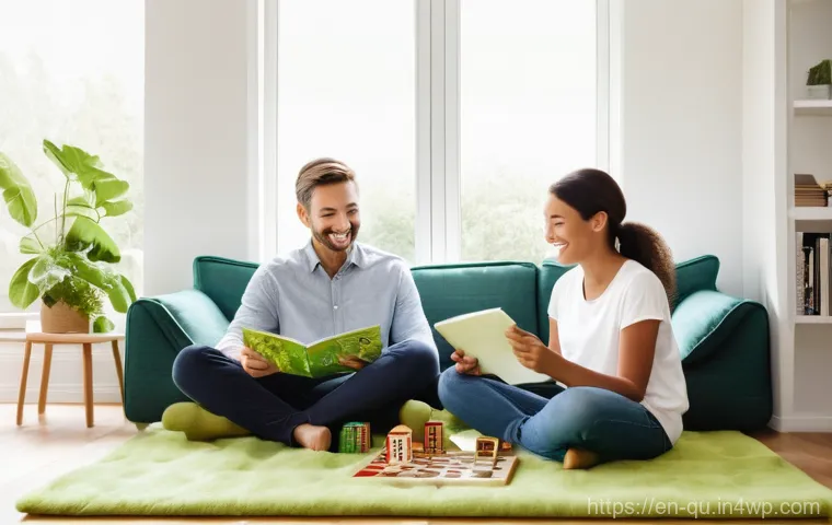 지열 냉난방 시스템의 냉방 성능 비교 - **Prompt:** A cozy, modern living room on a bright summer day. Sunlight streams through large window...